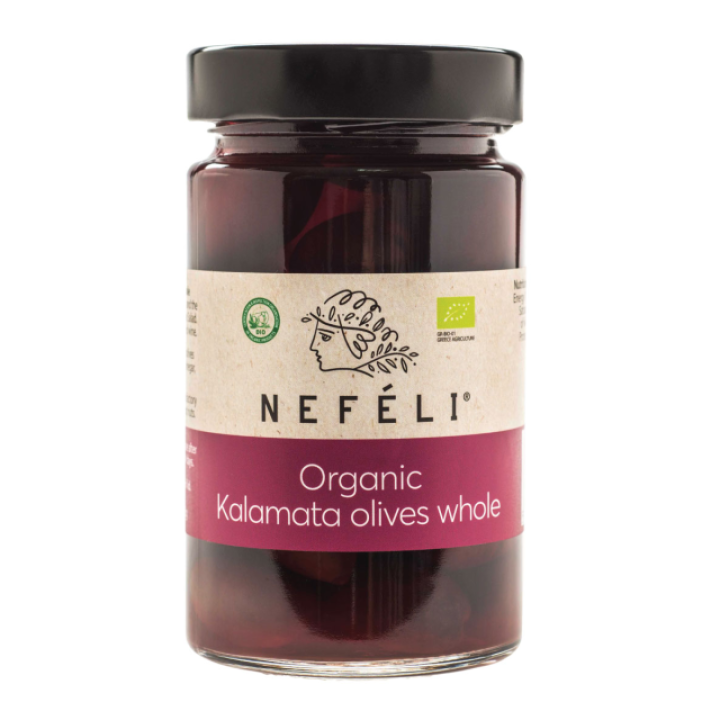 Organic pitted KALAMATA olives, 295 g (160 g)