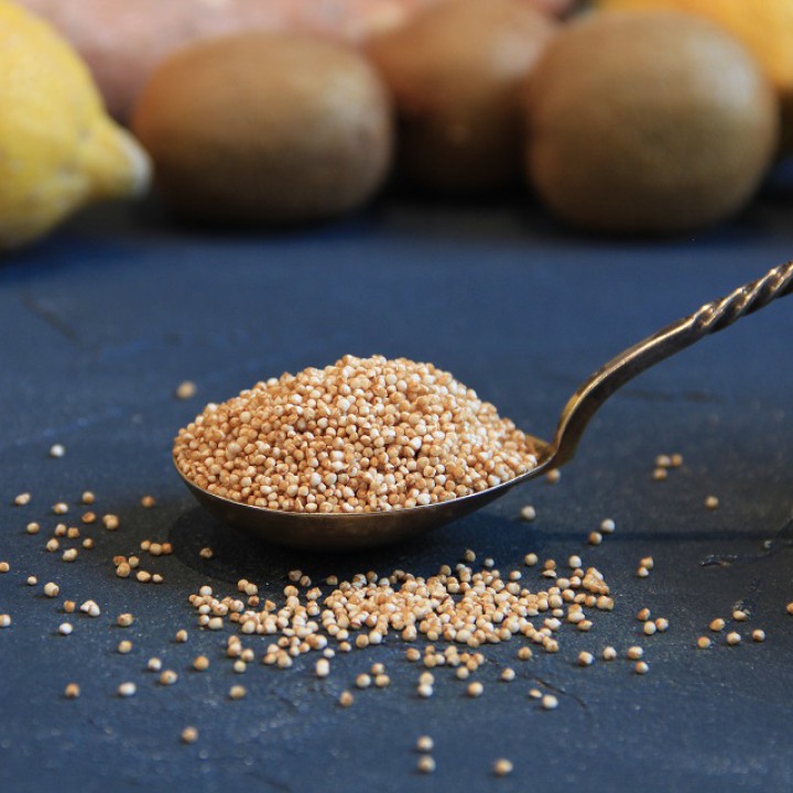 Bio-Amaranth-Samen-gepufft