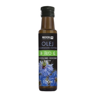 Organic black cumin oil 100 ml, unrefined, cold pressed