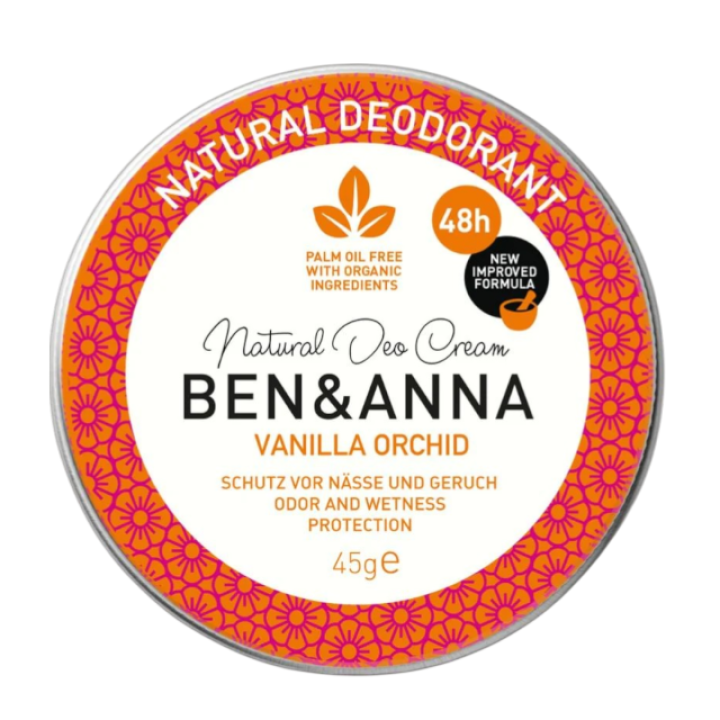 Deodorant-cream VANILLA ORCHID, 45g (Vanilla scent) BEN&amp;ANNA