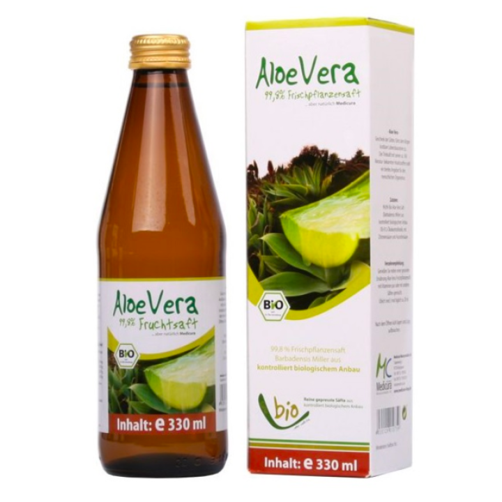 Ekologiškas alavijų (Aloe Vera) sultys, 330 ml