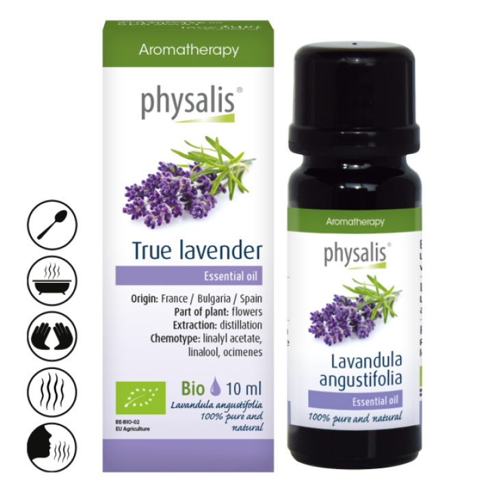 Ekologiškas tikrųjų levandų eterinis aliejus, 10 ml