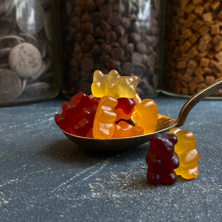 Bio-Gummibärchen mit Fruchtgeschmack (ohne Gelatine)