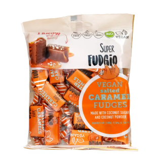 Ekologiški augaliniai saldainiai „Karvutė“ karamelės su druska skonio, 150 g