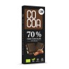 Bio-Bitterschokolade 70% mit Pekannüssen, 50 g, COCOA