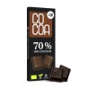 Organic dark chocolate 70% RAW, 40 g, COCOA