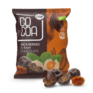 Bio-Physalis in Bitterschokolade RAW, 70 g, COCOA