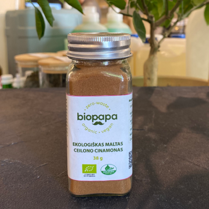 Bio gemahlener Ceylon-Zimt 38 g, Biopapa