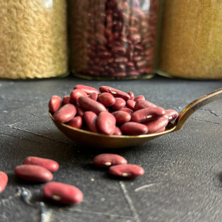 Rote Bio-Bohnen