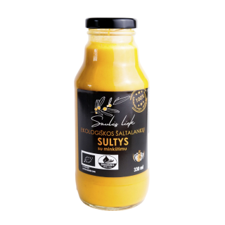 Ekologiškos šaltalankių sultys su minkštimu, 330 ml