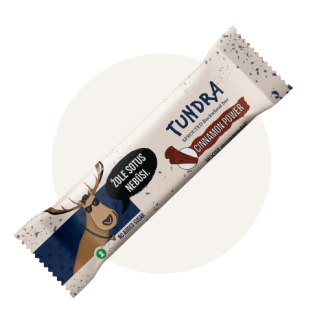 Gekeimter Buchweizen Riegel mit Zimt TUNDRA, 40 g.