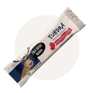 Gekeimter Buchweizen Riegel mit Himbeeren TUNDRA, 40 g.