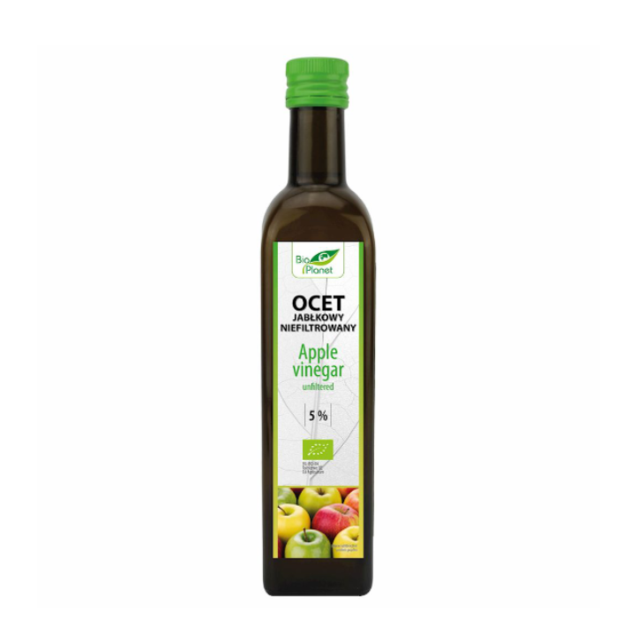 Ekologiškas obuolių actas (nefiltruotas), 500 ml
