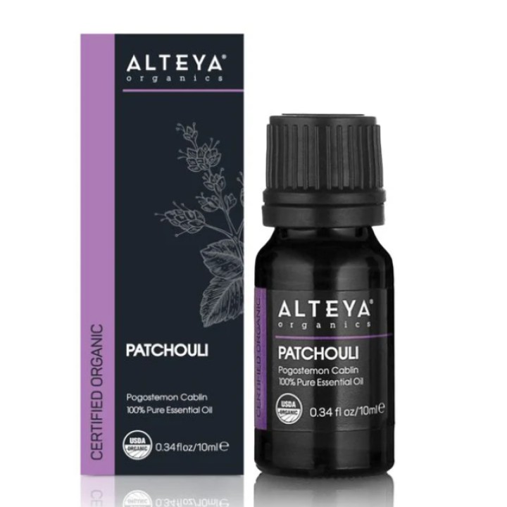 Ekologiškas pačiulių eterinis aliejus, 10 ml