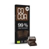 Органический темный шоколад 99% RAW, 40 г, COCOA