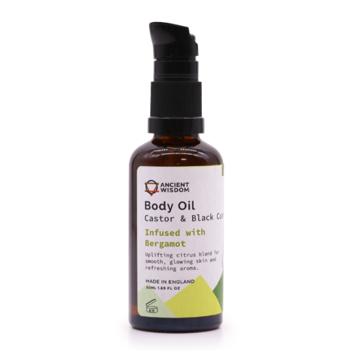 Ekologiškas kūno aliejus su bergamote, 50 ml