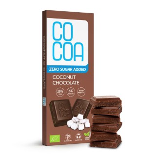 Bio-Schokolade Kokosnuss RAW, 50 g