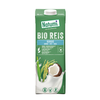 Ekologiškas ryžių ir kokosų gėrimas be pridėtinio cukraus, be glitimo, 1 L