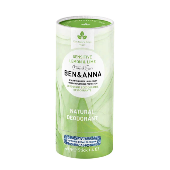 Pieštukinis dezodorantas jautriai odai Lemon & Lime, 40 g