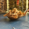 Ekologiški avinžirnių makaronai  FUSILLI su jūros dumbliais Nori