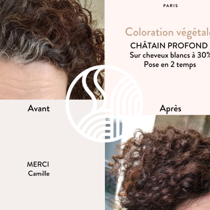 Ekologiški plaukų dažai  Chestnut Brown