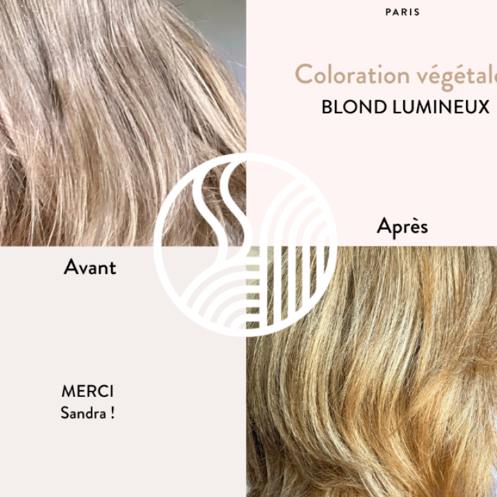 Organic hair dye Luminous Blonde