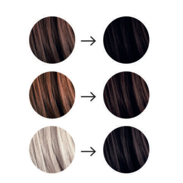 Organic hair colour Midnight Black