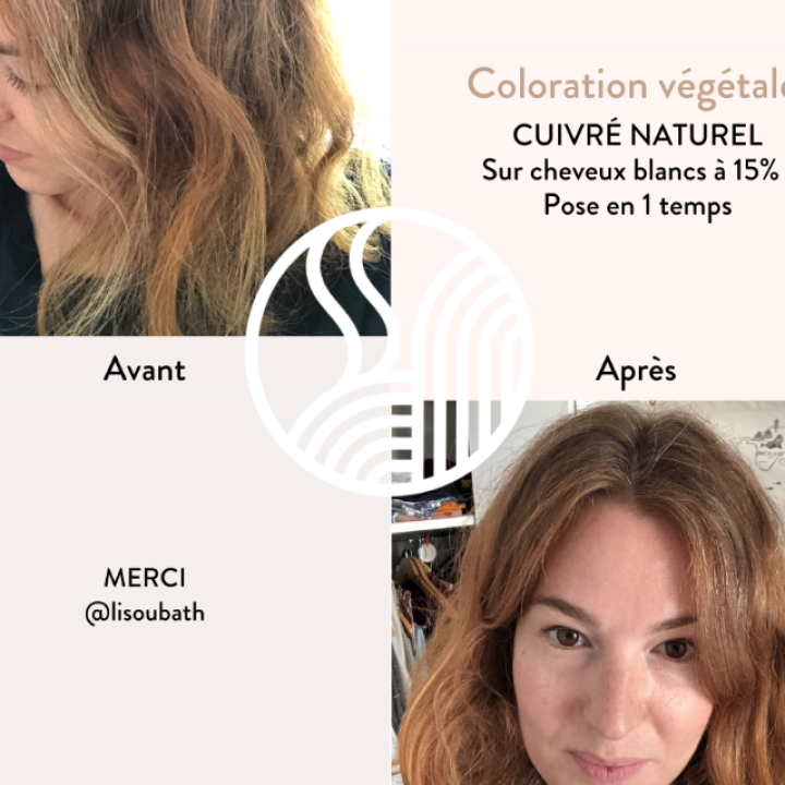 Organic hair colour Natural Copper