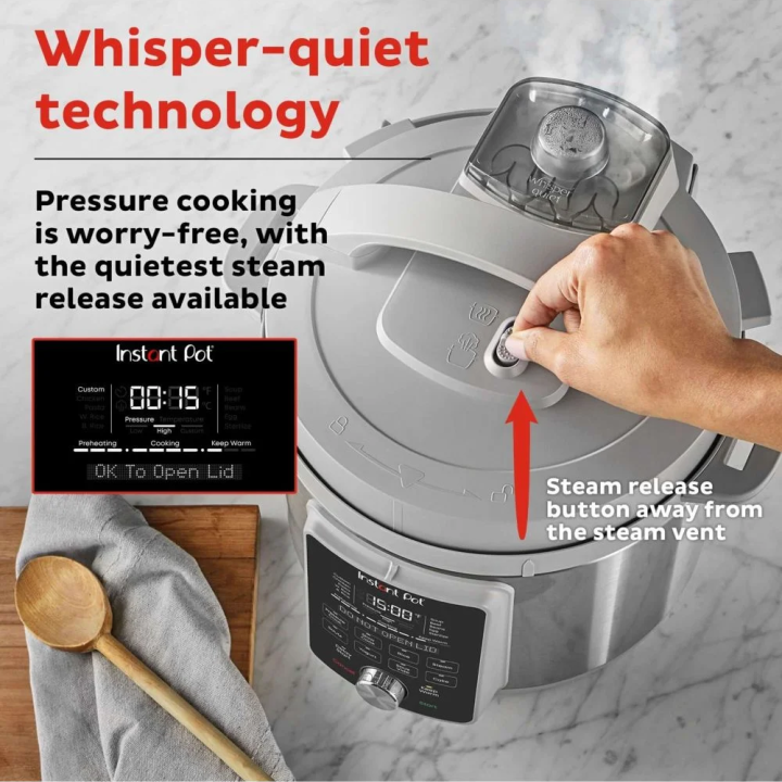 Многофункциональная скороварка Instant Pot® Duo™ Plus 6QT с функцией бесшумного выпуска пара V4, (5,7 л)