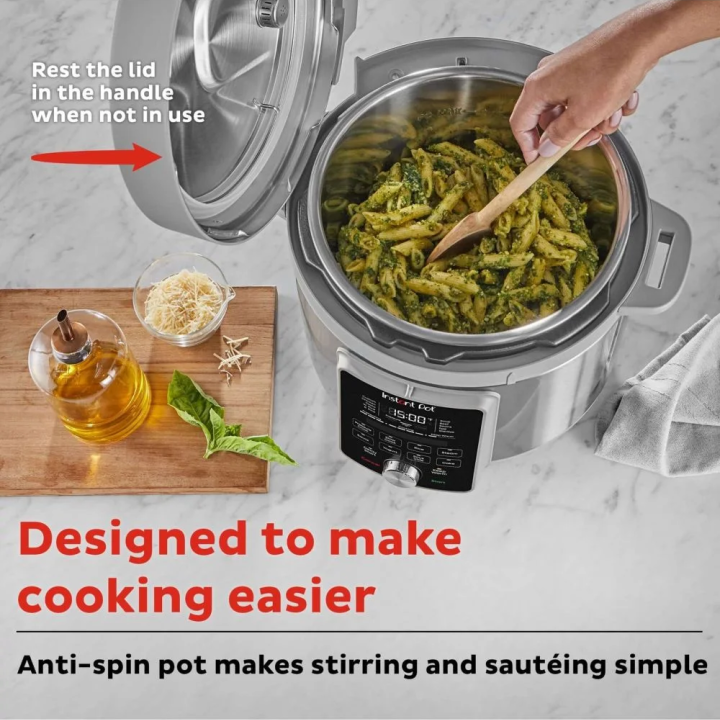 Instant Pot® Duo™ Plus 6QT daugiafunkcinė slėginė viryklė su tylaus garo išleidimo funkcija V4, (5,7L)