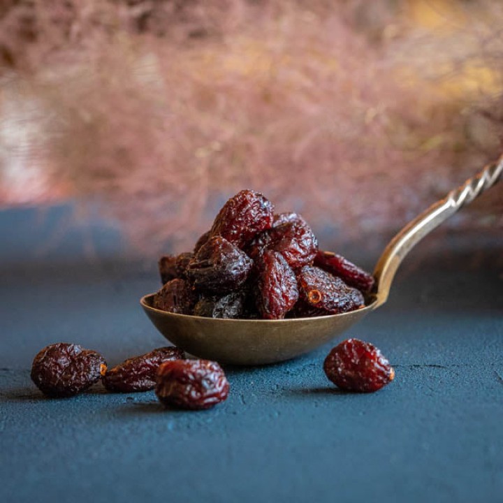 Getrocknete Bio-Moosbeeren (in Apfelsaft eingeweicht)