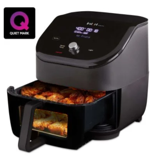 Instant Vortex® Plus nerūdijančio plieno oro gruzdintuvė su ClearCook (5,7L) 6-in-1