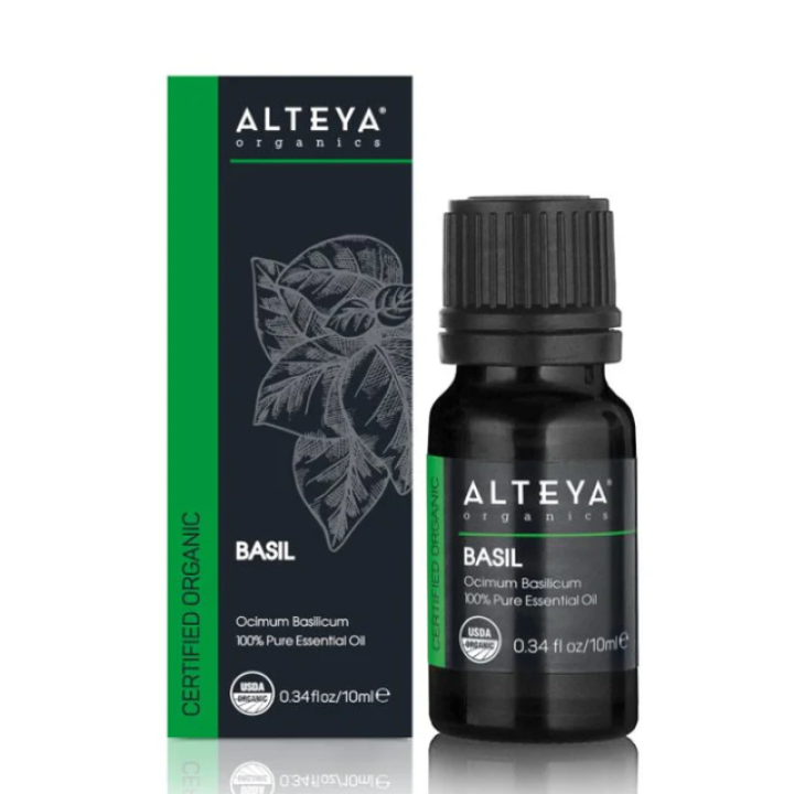 Органическое эфирное масло базилика 10 мл, ALTEYA