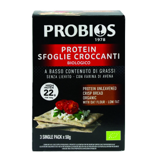 Ekologiška nerauginta baltymų duona, 3x50 g