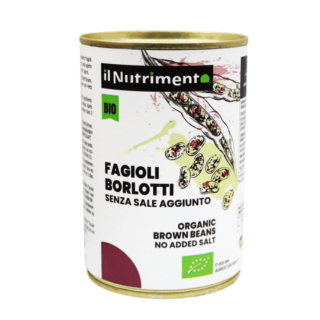 Ekologiškos konservuotos Borlotti pupelės, be druskos, 400 g