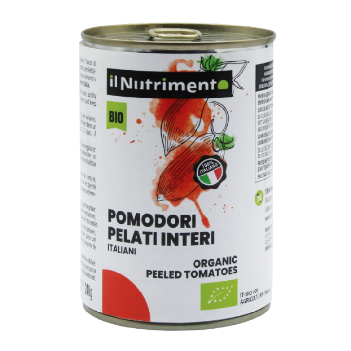 Ekologiški konservuoti pomidorai be odelės, 400 g