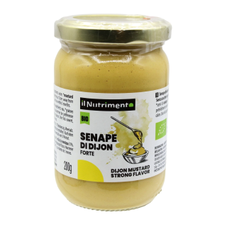 Organic mustard Dijon, spicy, 200 g, IL NUTRIMENTO