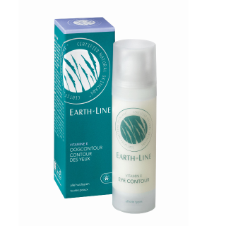 Organic Vitamin E Eye Cream for all skin types EARTH LINE, 35 ml