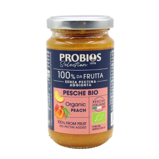 Ekologiškas persikų džemas, be cukraus, 220 g