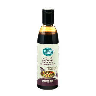 Ekologiškas saldus kreminis padažas su balzaminiu actu Balsamico Di Modena, 250 ml