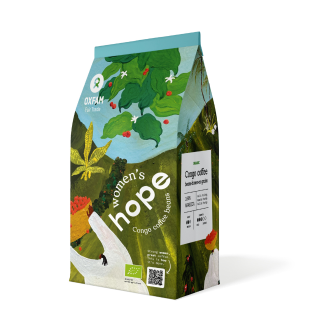 Ekologiškos kavos pupelės Woman’s Hope 250 g