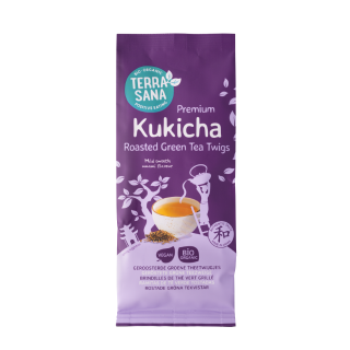 Ekologiška japoniška skrudinta žalioji arbata Kukicha, 75 g