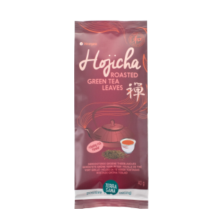Ekologiška japoniška skrudinta žalioji arbata Hojicha, 40 g