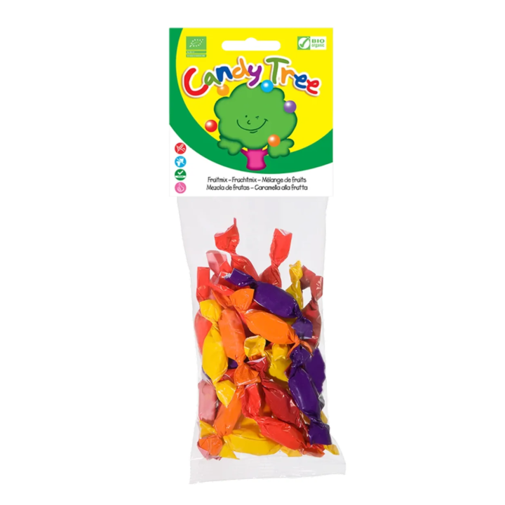 Ekologiški vaisių skonio saldainiai, 100 g