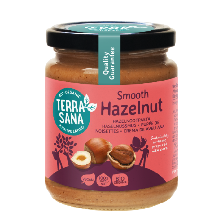 Organic hazelnut cream, 500 g, TERRASANA