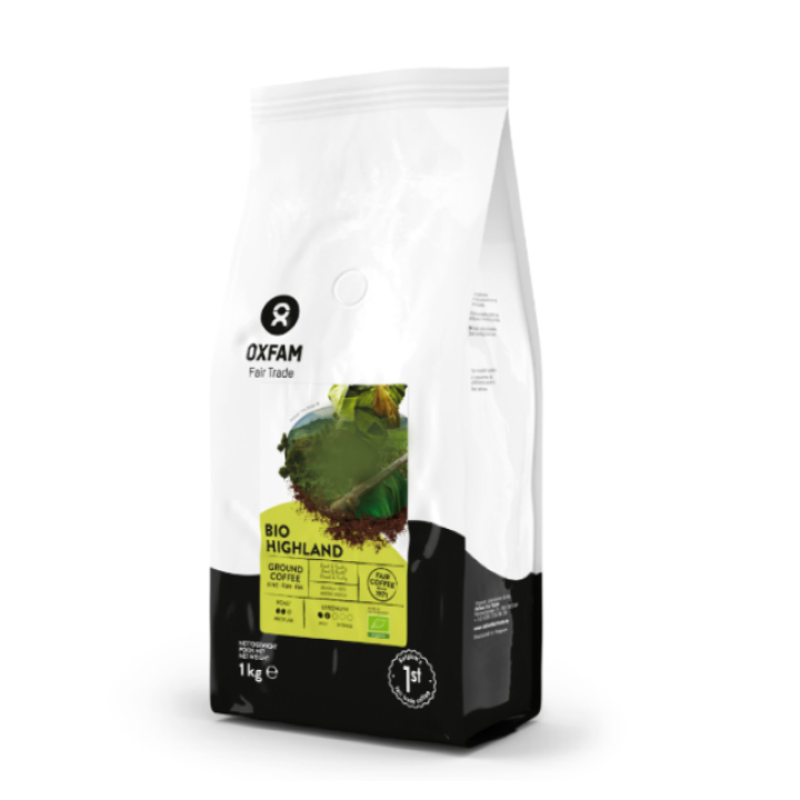 Ekologiška aukštumų malta kava Arabica/Robusta Fair Trade, 1 kg