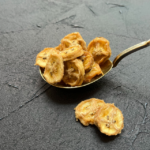 Organic dried banana pieces