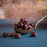 Organic dried cranberries (soaked in apple juice)