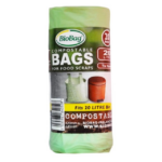 Compostable bags for household waste, 20 l, 20 pcs