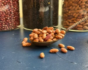 Ekologiškos pupelės Borlotti